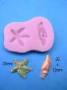 Starfish and Seashell Silicone Mould